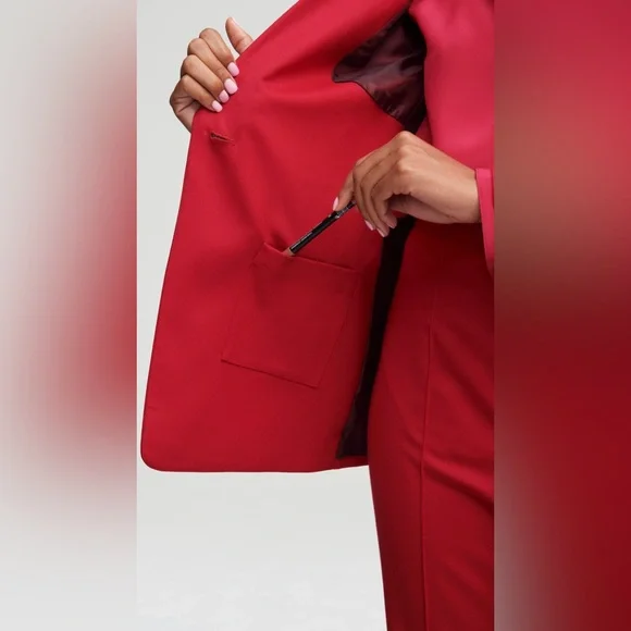 Argent Single Button Blazer in Seasonless Wool
